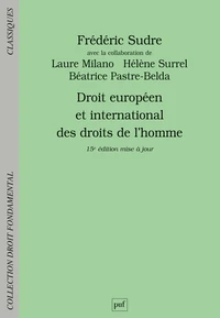 Droit européen et international des droits de l'Homme