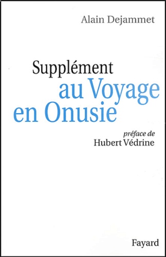 Supplément au Voyage en Onusie - Occasion