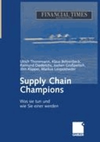 Supply Chain Champions - Was sie tun und wie Sie einer werden.
