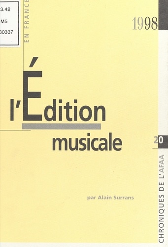 L'EDITION MUSICALE EN FRANCE