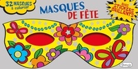  Susaeta - Masques de fête - 32 masques à colorier avec stickers brillants.