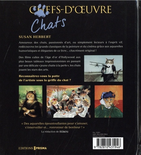 Chats-d'oeuvre. Les chats détournent des classiques de l'art et du cinéma