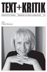 TEXT+KRITIK 201 - Ulrike Draesner