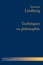 Susanna Lindberg - Techniques en philosophie.