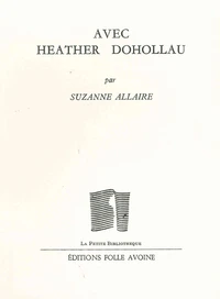 Avec Heather Dohollau