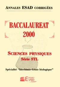 Sciences Physiques Serie Stl. Specialite Biochimie-Genie Biologique