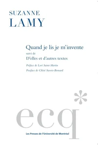 Quanq je lis je m'invente