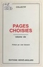 Suzanne Prou - Pages choisies.