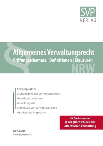 Allgemeines Verwaltungsrecht. Nordrhein-Westfalen