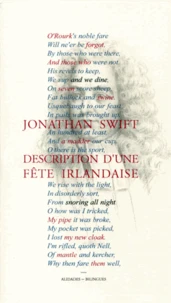 Description D'Une Fete Irlandaise Et Autres Poemes. Edition Bilingue Francais-Anglais