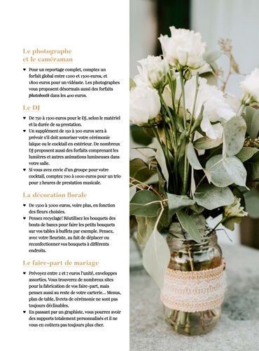 Organiser mon mariage. Idées, conseils, astuces pour planifier le jour J !