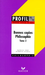 Bonnes Copies De Philosophie. Tome 2