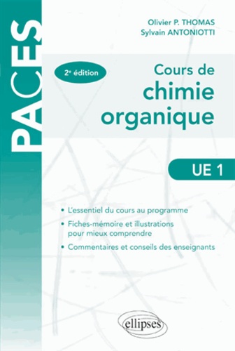 Cours de chimie organique UE1 2e édition