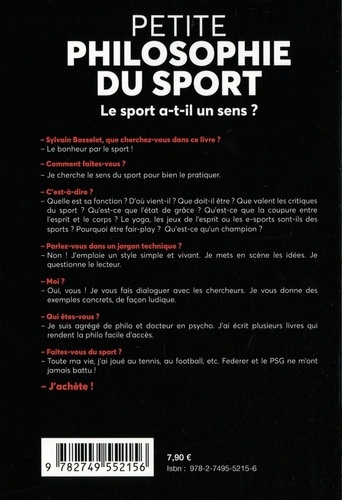 Petite philosophie du sport. Le sport a-t-il un sens ?