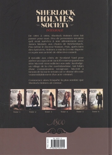 Sherlock Holmes Society Intégrale L'affaire Keelodge ; Noires sont leurs âmes ; In Nomine Dei ; Contamination ; Les pêchés du fils ; Le champs des possibles