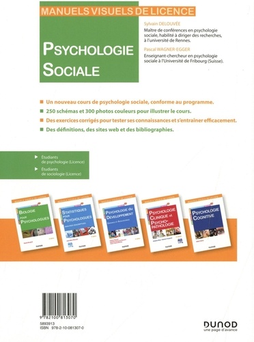 Manuel visuel de psychologie sociale 3e édition