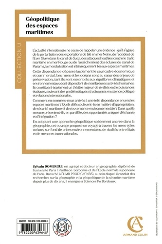 Géopolitique des espaces maritimes. Enjeux et défis de la maritimisation du monde