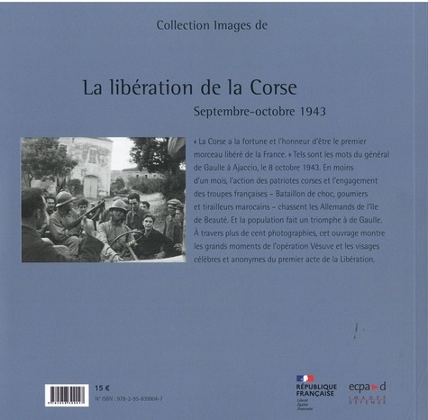 La libération de la Corse. Septembre-Octobre 1943