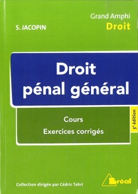 Sylvain Jacopin - Droit pénal général.