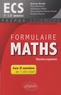 Sylvain Rondy - Formulaire Maths ECS 1re et 2e années.