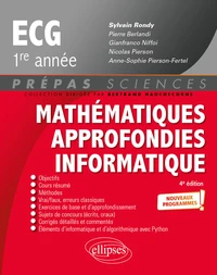 Mathématiques approfondies, informatique ECG 1re année
