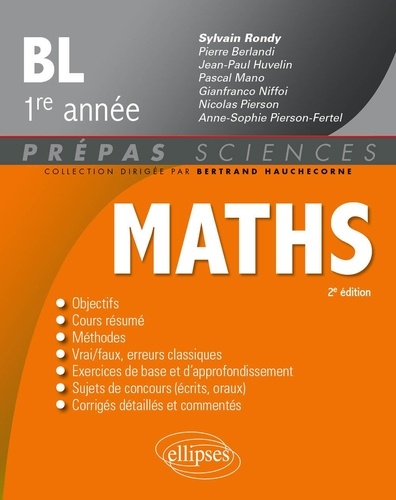 Mathématiques BL 1re année 2e édition