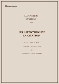 Les intentions de la citation