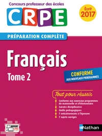 Sylviane Baudelle et Catherine Christin - Français - Tome 2, épreuve écrite CRPE.