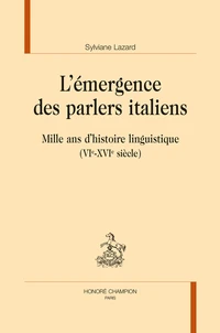 L'émergence des parlers italiens