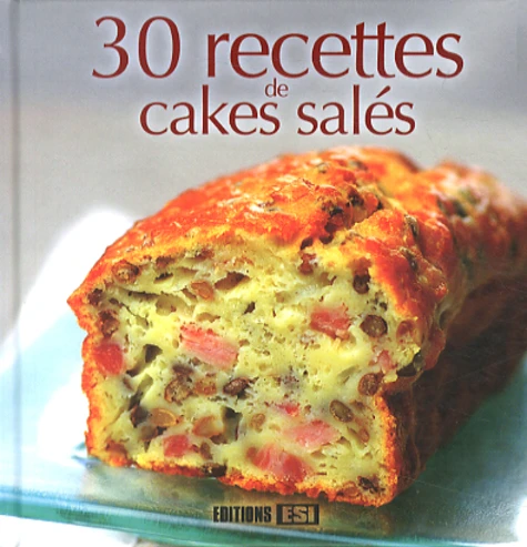 Couverture de 30 recettes de cakes salés