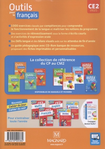 Outils pour le français CE2 cycle 2  Edition 2019