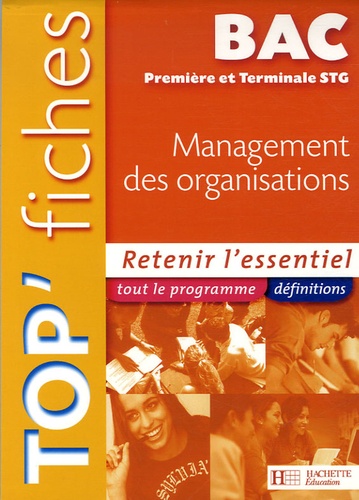Sylvie Baron et Jean-Bernard Ducrou - Management des organisations 1e et Tle STG.