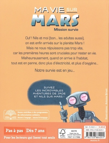 Ma vie sur Mars Tome 2 Mission survie