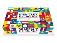 Sylvie Bednar - Drapeaux du monde - Avec 1 planisphère géant, 84 stickers, 1 banderole avec 10 drapeaux en tissus.