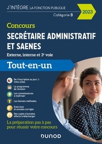Téléchargements ebook gratuits pour kobo vox Concours Secrétaire administratif et SAENES - 2023  - Tout-en-un DJVU PDF