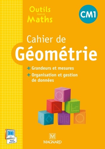 Sylvie Carle et Sylvie Ginet - Cahier de géometrie CM1 - Grandeurs et mesures, organisation et gestion de données.