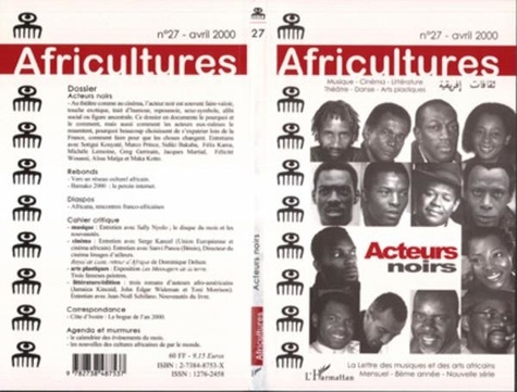 Sylvie Chalaye - Africultures N° 27, Avril 2000 : Acteurs noirs.
