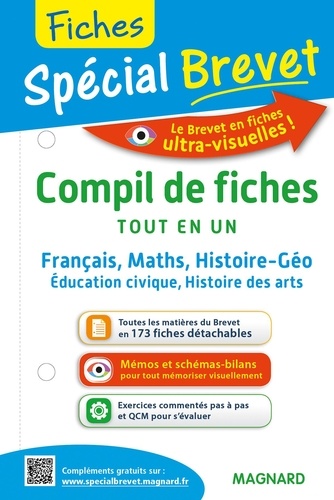 Sylvie Coly et Stéphane Renouf - Compil de fiches Tout en un 3e - Français, maths, histoire-géo, éducation civique, histoire des arts.