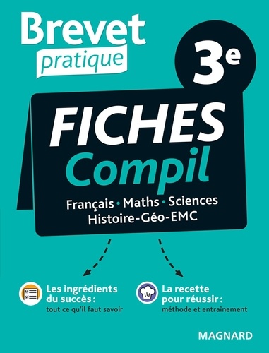 Fiches Compil 3e. Français, Maths, Sciences, Histoire-Géo-EMC  Edition 2021