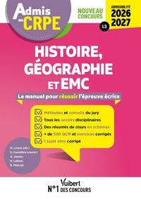 Epreuve écrite d’admissibilité L3 histoire géographie EMC