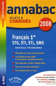 Sylvie Dauvin - Français 1e STG, STI, STL, SMS - Sujets et corrigés.