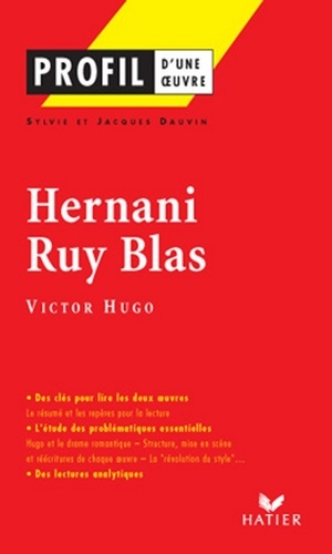 Profil - Hugo (Victor) : Hernani - Ruy Blas. analyse littéraire de l'oeuvre