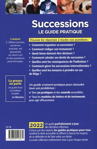 Successions. Le guide pratique  Edition 2022