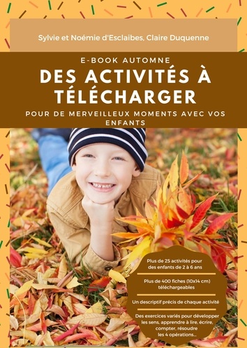 Ebook Montessori Automne. 165 pages d'activités à télécharger sur le thème de l’automne pour vos enfants de 2 à 6 ans.