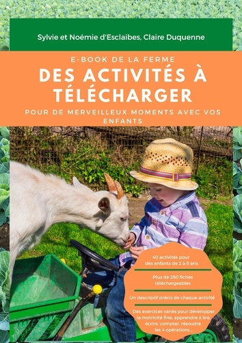 Ebook Montessori Ferme. 179 pages d'activités à télécharger sur le thème de la ferme pour vos enfants de 2 à 6 ans.