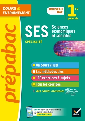 Prépabac SES 1re générale (spécialité). nouveau programme de Première  Edition 2019