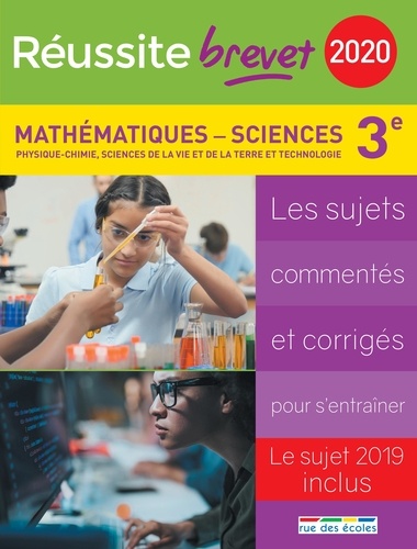 Mathématiques-Sciences 3e  Edition 2020