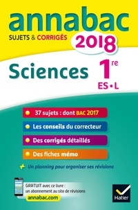 Sylvie Guérin-Bodeau et Sonia Madani - Sciences 1re ES, L - Sujets et corrigés.