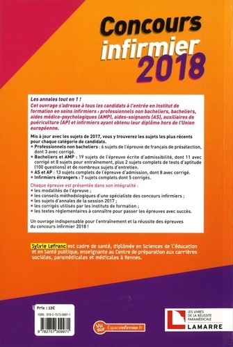 Concours infirmier  Edition 2018 - Occasion