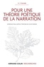 Sylvie Patron - Pour une théorie poétique de la narration - S.-Y. Kuroda.